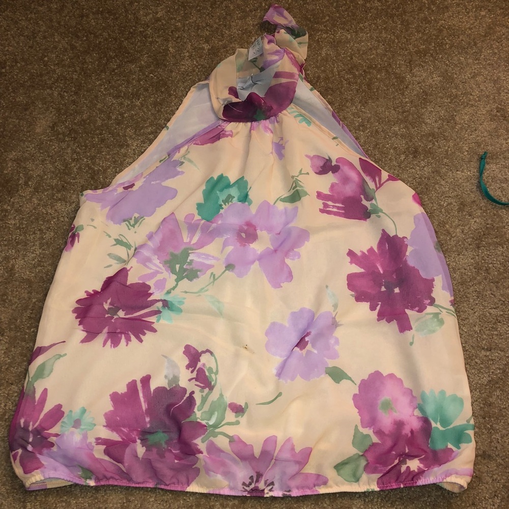 Floral Halter Top